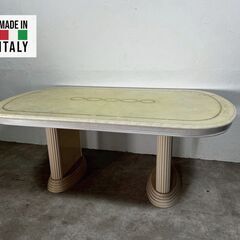 『イタリア製』ロココ調 エクステンションテーブル 伸長式テーブル...