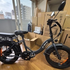 【ほぼ未使用・予備バッテリー付】MOTSTAR YWG 高スペック電動バイク 原付登録必須の画像