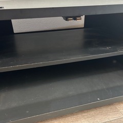 SHARP テレビ台 ブラック キャスター付き 動かせる 黒 ローボードの画像