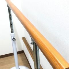 stp-3329　レッスンバー　幅150cm　家庭用　ホームレッスン　高さ変更可　ホワイト　バレエバー　ダンス　ストレッチの画像