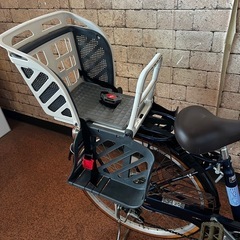 ESPALDA 普通自転車 26インチ　ブラウン オートライト キッズシート付きの画像
