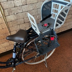 ESPALDA 普通自転車 26インチ　ブラウン オートライト キッズシート付きの画像