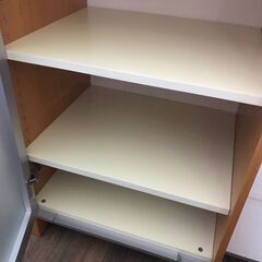 【ジャングルジャングル広陵店】キャビネット　ハイタイプ　ナチュラルの画像