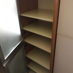 【ジャングルジャングル広陵店】キャビネット　ハイタイプ　ナチュラルの画像