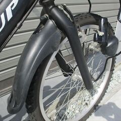 E418★8500円★整備済み 中古子供自転車 【黒　20インチ 】の画像