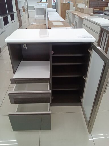 ☆リユースのサカイつくば店☆TK6014 ニトリ 食器棚 ホワイト H201×D51