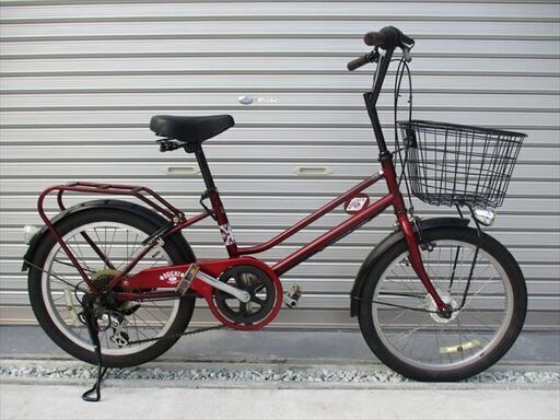 E420☆16800円☆ミニベロ中古自転車 【赤20インチ 】 (CYCLE