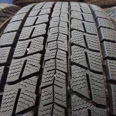 引き取り 215/70R16 ダンロップ SJ8+ 冬タイヤ 4本 バリ溝