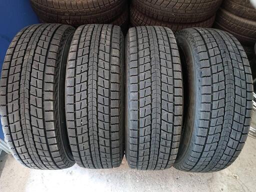 引き取り 215/70R16 ダンロップ SJ8+ 冬タイヤ 4本 バリ溝