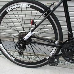 E426★18800円★整備済み スポーツ中古自転車 HUMMER【クロスバイク　黒　46㎝】の画像