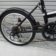 E427★　13800円★　折りたたみ中古自転車【アサヒ　黒　20インチ 】 の画像