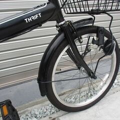 E427★　13800円★　折りたたみ中古自転車【アサヒ　黒　20インチ 】 の画像