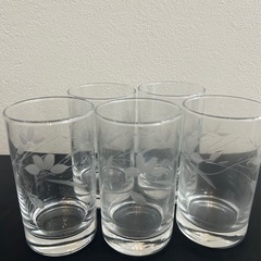 良品☆10個セット✨グラス ロックグラス アンティーク レトロ 昭和 クリスタルの画像