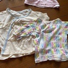 短肌着7枚　ベビー　子供服　の画像