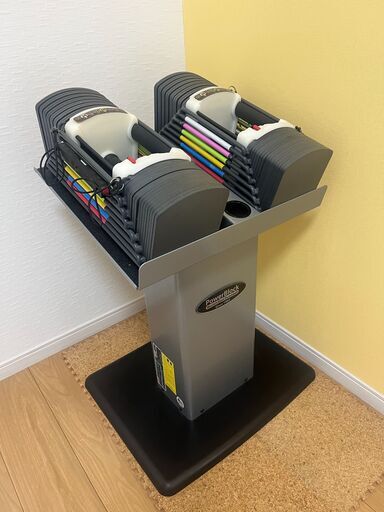 PowerBlock 可変式ダンベル 40kg 専用スタンド付き Power Block 可変式ダンベル40kg専用スタンド付き (くまモン