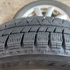 155/65R14 東北6県無料配送対応‼️爆安‼️最終値下げ‼️①超超超バリ溝❗ 国産ブリジストン製 ❗ アルミ付き 国産 タイヤ !!　サマー　タイヤ　スタッドレスの画像