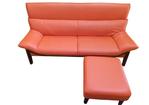 2人掛けソファ＆スツール　セット