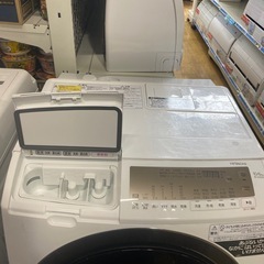 8/17値下げしました！⭐️大容量⭐️2021年製 HITACHI 10/6kgドラム式洗濯乾燥機 BD-SG100GL 風アイロン ビッグドラム 除菌清潔プラスコース No.6819 KE の画像