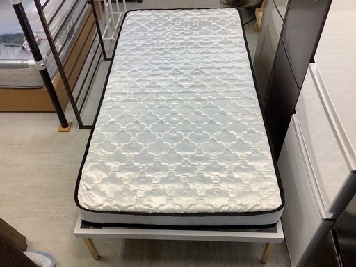 リサイクルサービス八光】幅98㎝Francfrancレーヌ ベッド シングル (八