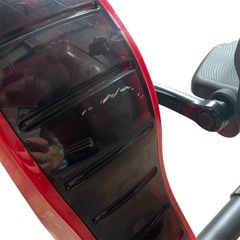 STEADY ルームバイク スピンバイク フィットネスエアロバイク レッド 折りたたみ式の画像