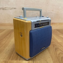 中古品 Victor 2バンド ラジオ RA-H5 イヤホン付き の画像