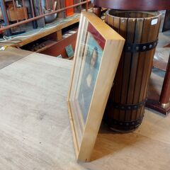 額入り複写画 「モナリザ」 レオナルドダヴィンチ 壁飾り アート 絵画　/TJ-2523 2F南の画像