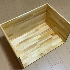 横幅65cmの木製ラックの画像