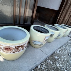 昭和レトロ　火鉢5個セットの画像