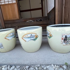 昭和レトロ　火鉢5個セットの画像