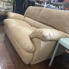 10/18値下げしました！⭐️美品⭐️NITORI 2Pワイドソファ レザー Nシールド No.2392 KE  の画像