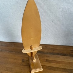 木製サーフボードの飾り　オーストラリア製の画像