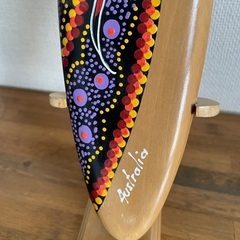 木製サーフボードの飾り　オーストラリア製の画像