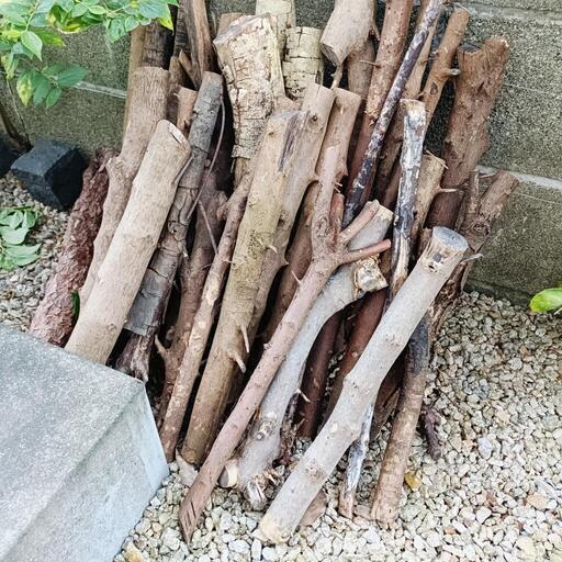 引き取り限定。薪大量。 大量の薪バーベキュー炭キャンプ (仁) 薬院大通の家庭用品