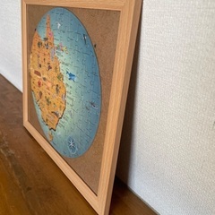 オーストラリア地図　パズルとフレームの画像