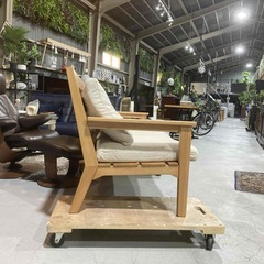 E8★ACTUS アクタス★3人掛けソファ BEVEL W171cm 廃盤品 布製 ファブリック ナチュラル トリプルソファ の画像