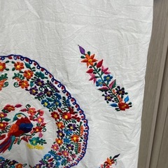 メキシコ刺繍ワンピースの画像