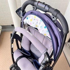 アップリカカルーンエアーメッシュAB（ネイビー） APPICA・超軽量・両対面・A型ベビーカー・振動吸収設計の画像