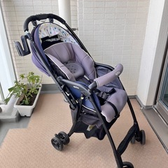 アップリカカルーンエアーメッシュAB（ネイビー） APPICA・超軽量・両対面・A型ベビーカー・振動吸収設計の画像