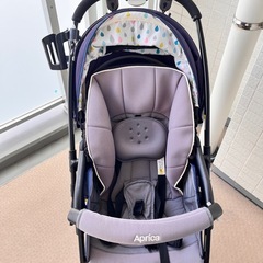 アップリカカルーンエアーメッシュAB（ネイビー） APPICA・超軽量・両対面・A型ベビーカー・振動吸収設計の画像