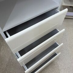 ★リユースのサカイ高崎店★TJ12441 (株)ニトリ 収納棚 白 H179.5×D40×W59.5 クリーニング済みの画像