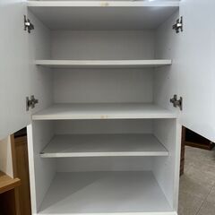 ★リユースのサカイ高崎店★TJ12441 (株)ニトリ 収納棚 白 H179.5×D40×W59.5 クリーニング済みの画像