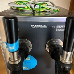 ホシザキ製2口ビールサーバーの画像