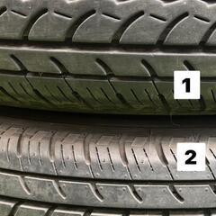 ヨコハマRY52 195/80R15 キャラバン純正鉄ホイール4本の画像