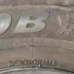 ヨコハマRY52 195/80R15 キャラバン純正鉄ホイール4本の画像