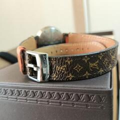 美品。LOUIS VUITTON　タンブール　ダイヤモンドインデックス　腕時計の画像