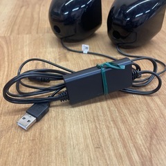 ELECOM スピーカー 2.0ch 中古品 ブラック PC用  の画像