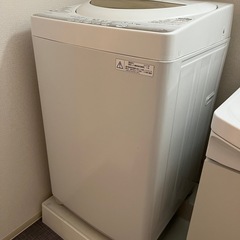 【TOSHIBA】全自動洗濯機 AW-5G2（5kg）の画像