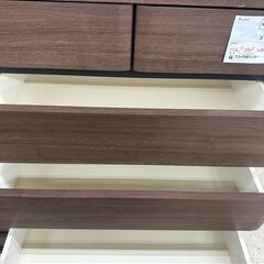 ★リユースのサカイ高崎店★TJ12445 (株)ニトリ チェスト ダークブラウン H136.5×D43.5×W86.2 クリーニング済みの画像
