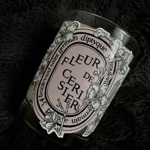 限定diptyque FLEUR DE CERISIER 190g Diptyque Fleur de Cerisier Scented Candle 190g / 6.5oz