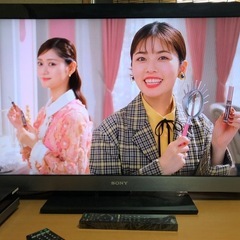 40インチテレビ2台セット 4Kレグザと2Kブラビアの画像